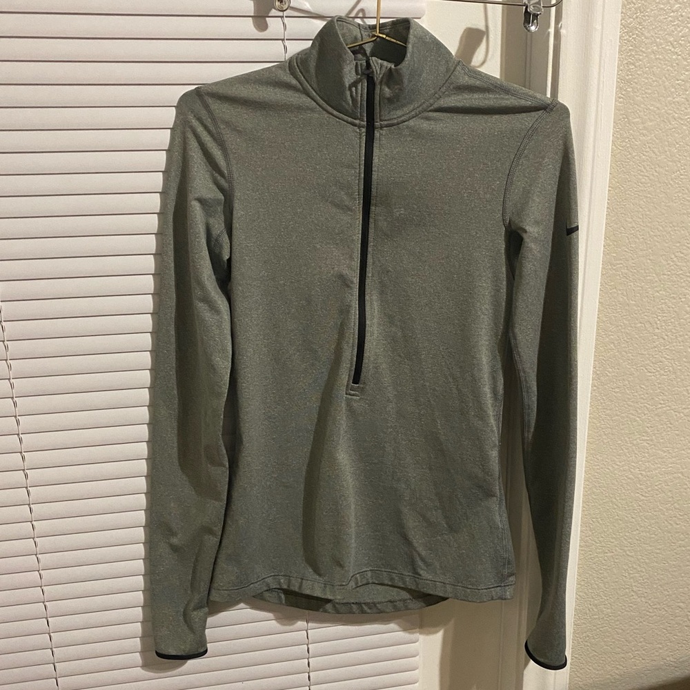 Nike Pro Warm Dri-FIT Fleece-Lined Half-Zip Top